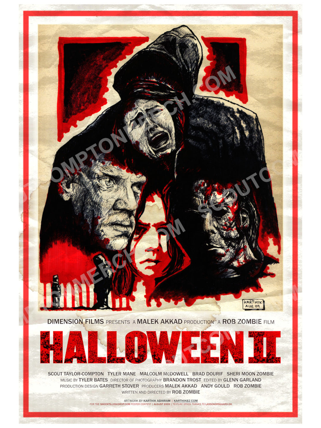 18x24 Halloween II Movie Poster