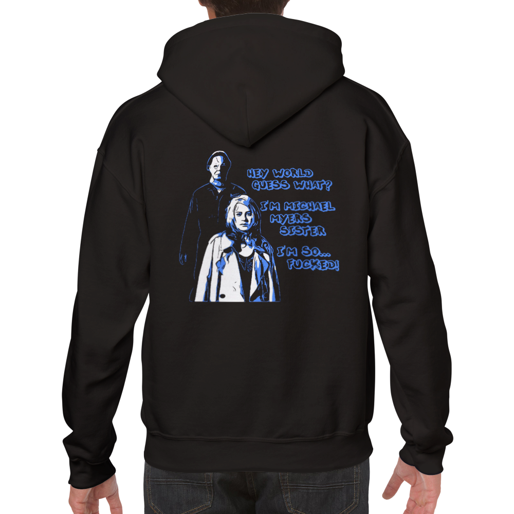 Michael slices Laurie Classic Unisex Pullover Hoodie